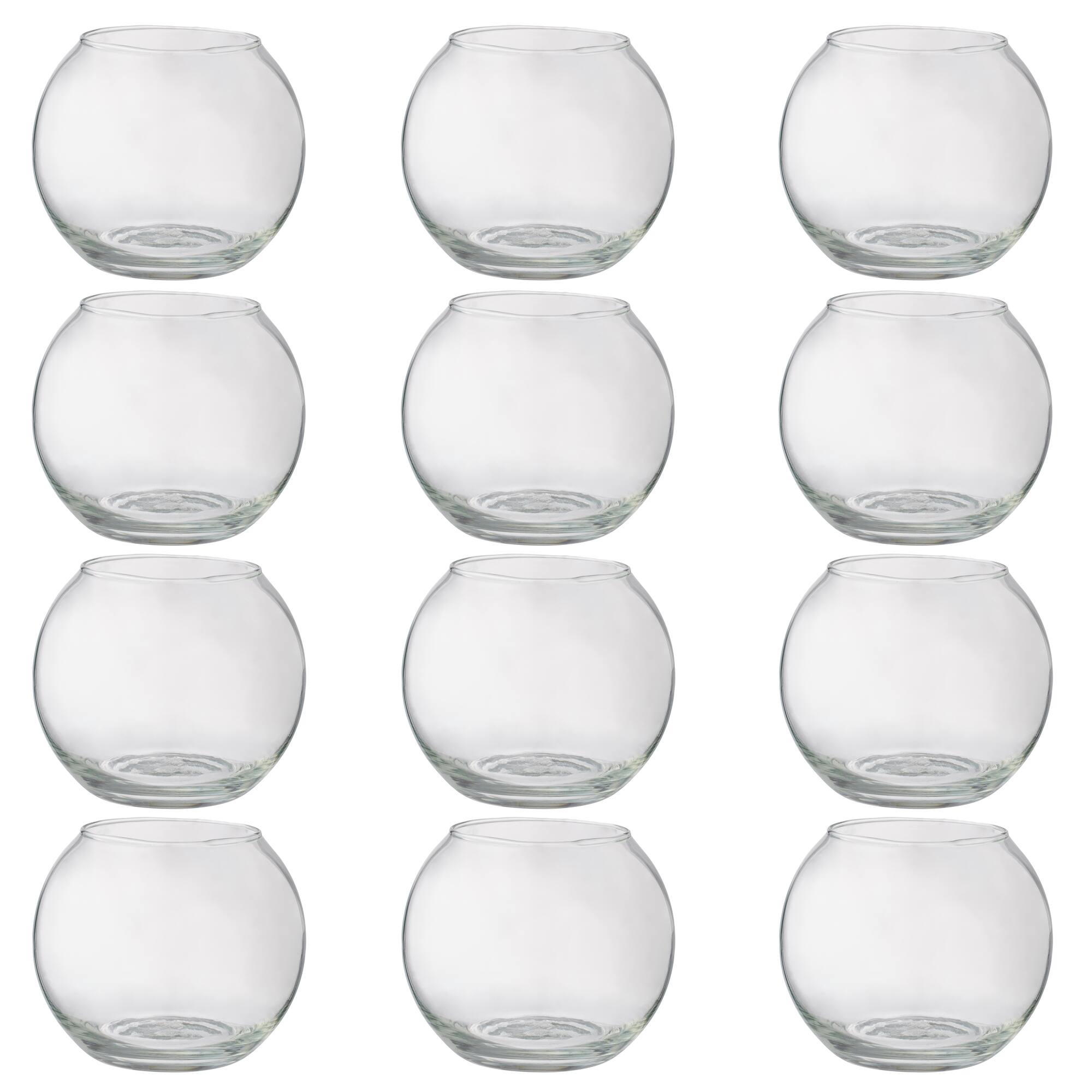 12 Pack: 3.5" Glass Rose Bowl by Ashland®